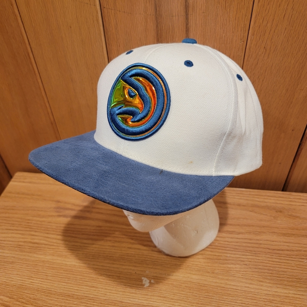 Atlanta Hawks Hat Cap Snapback Mitchell & Ness ATL One Size NBA Basketball